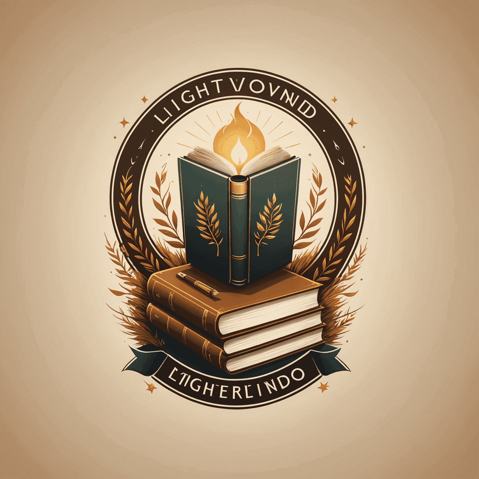 Logotipo da Lightvolrendo com elementos que representam Simone Tebet e livros