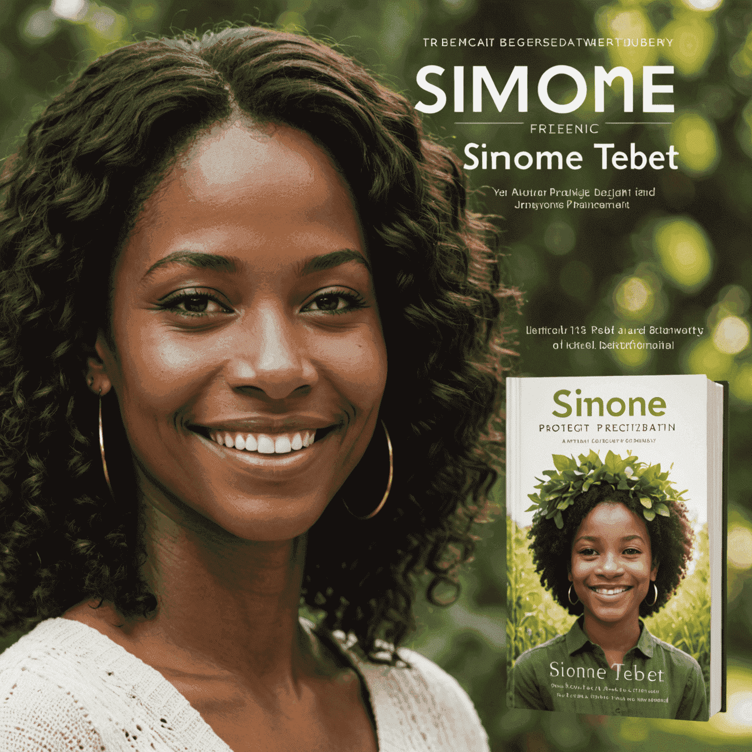 Imagem da capa do novo livro de Simone Tebet, mostrando a autora sorrindo e o título do livro em destaque